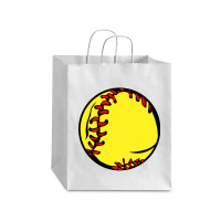 People's Republic Of Burlington Softball Debie Paper Bag - 10 X 5 X 13 | Artistshot