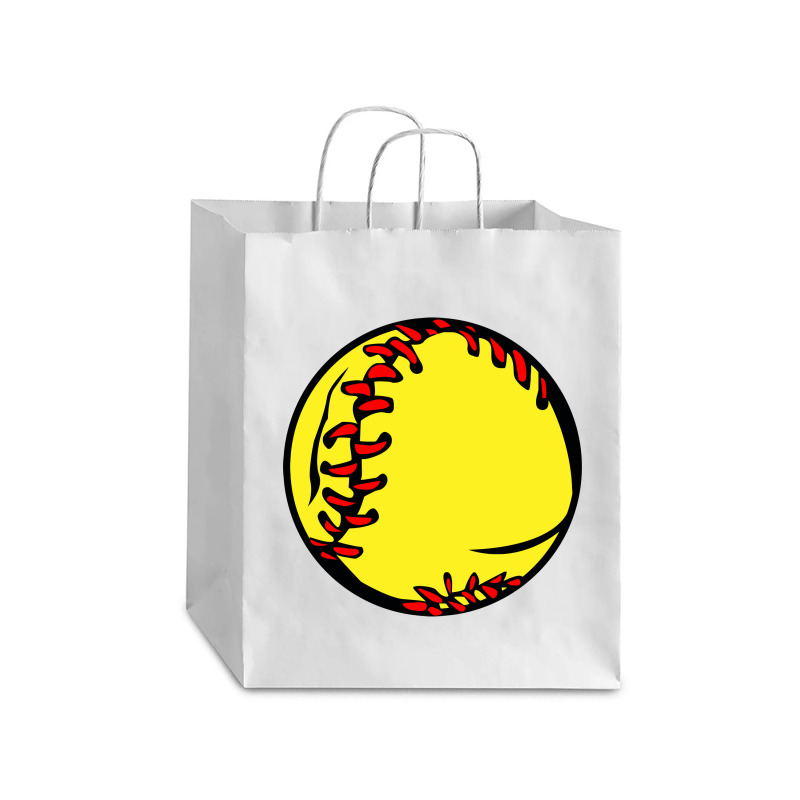 People's Republic Of Burlington Softball Debie Paper Bag - 10 X 5 X 13 | Artistshot