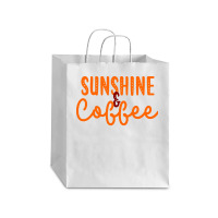 Sunshine And Coffee T  Shirt Sunshine And Coffee T  Shirt Debie Paper Bag - 10 X 5 X 13 | Artistshot