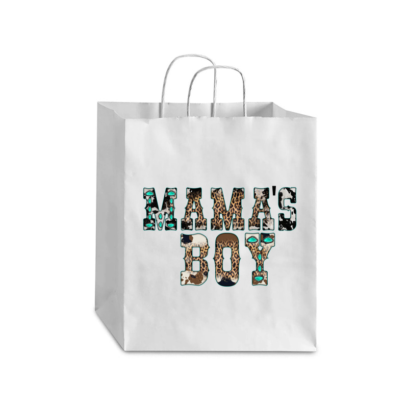 Western Mama's Boy Debie Paper Bag - 10 X 5 X 13 | Artistshot