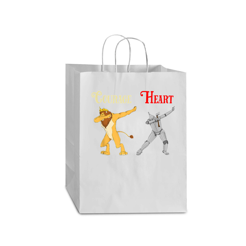 Cowardly Lion Courage Tin Man Heart Shirt Wizard Of Oz Tee Mart Paper Bag -13 X 7 X 17 | Artistshot