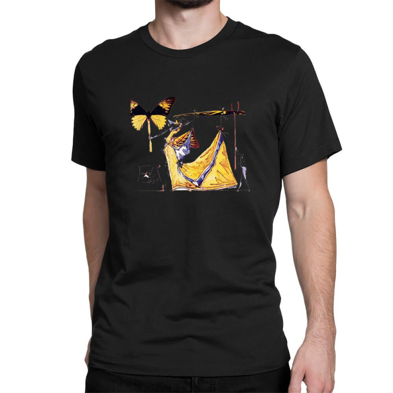 Archeological Reminiscence Of Millet S Angelus 1933 By Salvador Dali 8 Classic T-shirt by mctshirt | Artistshot