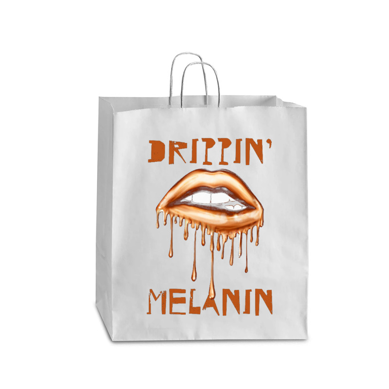 Drippin' Melanin Queen Paper Bag - 16 X 6 X 19 1/4 | Artistshot