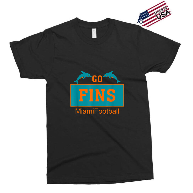 Fins Miami Florida American Football Dolphin Elements Animal Exclusive T-shirt | Artistshot