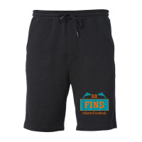 Fins Miami Florida American Football Dolphin Elements Animal Fleece Short | Artistshot