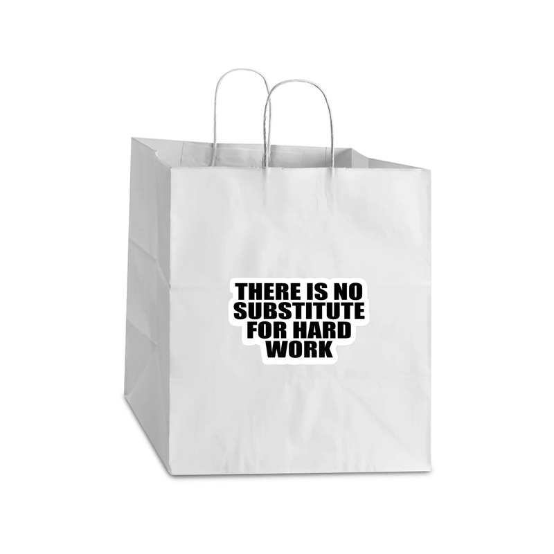 Focus On Being Productive Instead Of Busy 69033840 Take Out Paper Bag - 14 X 10 X 15 1/2 | Artistshot