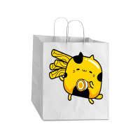 Builder T  Shirt Builder Cat T  Shirt Take Out Paper Bag - 14 X 10 X 15 1/2 | Artistshot