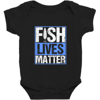 Fish Lives Matter Saltwater Aquarium Marine Biology Fishing Baby Bodysuit | Artistshot