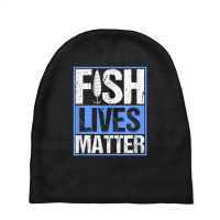 Fish Lives Matter Saltwater Aquarium Marine Biology Fishing Baby Beanies | Artistshot