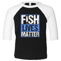 Fish Lives Matter Saltwater Aquarium Marine Biology Fishing Toddler 3/4 Sleeve Tee | Artistshot