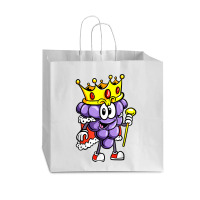 Winemaker Wine Lover Wine Drinker Grape With Crown T Shirt Vogue Paper Bag - 16 X 6 X 12 | Artistshot