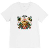 Be Mine Valentine's Day V-neck Tee | Artistshot