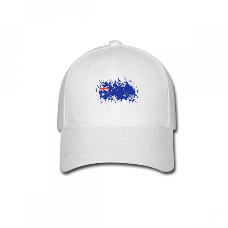 Australia Ink Flag Vectors Baseball Cap | Artistshot