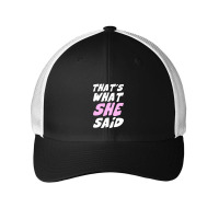 History She Said Season Mesh Cap | Artistshot