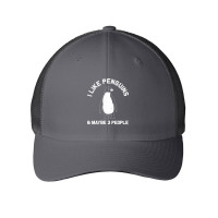 Funny Penguin Gift For Adults Women Men Him Seabird Lovers T Shirt Mesh Cap | Artistshot