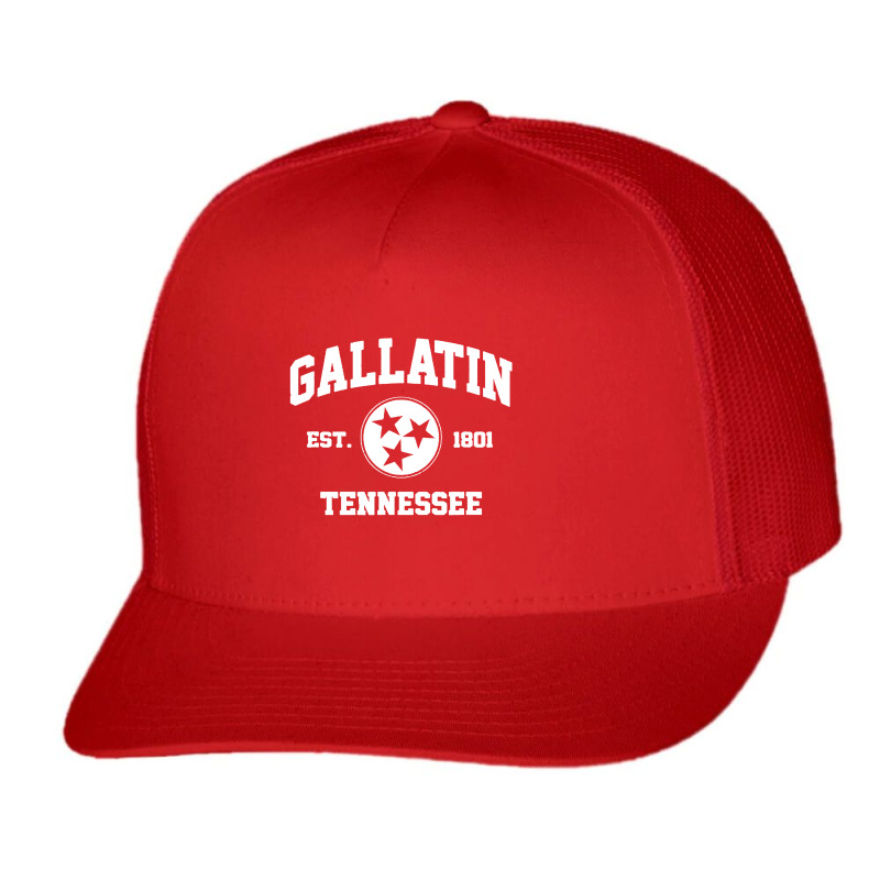 Gallatin Tennssee Trucker Cap by Cocoa | Artistshot