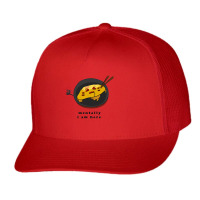 Mentally I Am Here, Omelette Trucker Cap | Artistshot