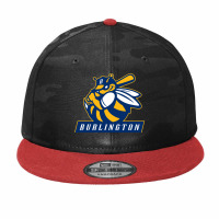 Burlington Bees (1) Camo Snapback | Artistshot