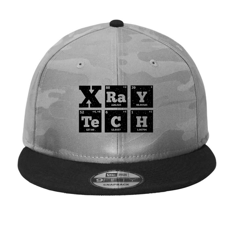 Radiologist Xray Tech Shirt Periodic Table Camo Snapback by Diamond Tees | Artistshot