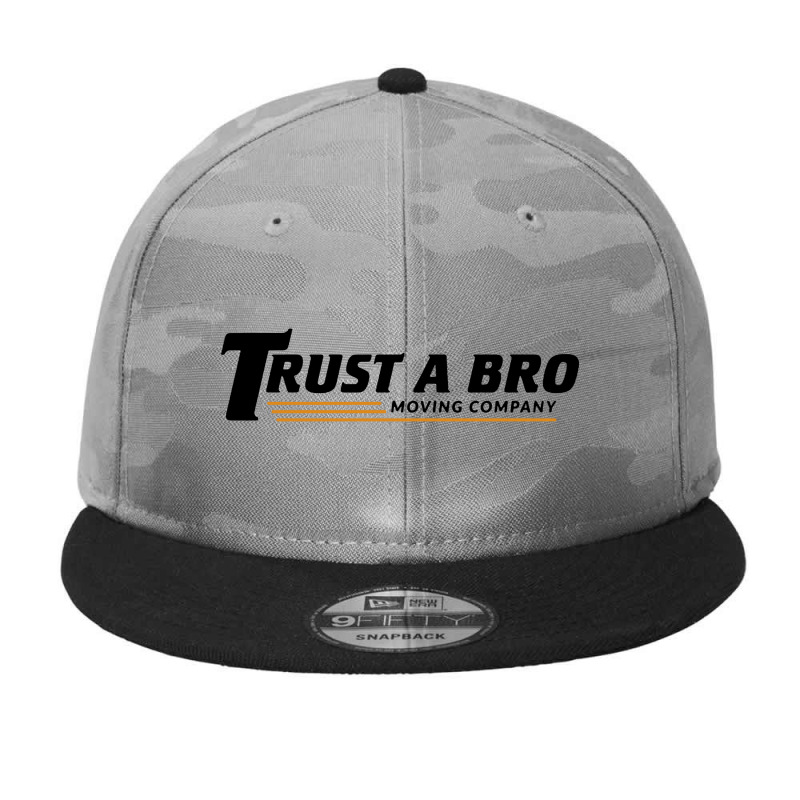 Trust A Bro Camo Snapback | Artistshot