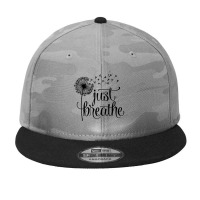 Just Breathe Camo Snapback | Artistshot