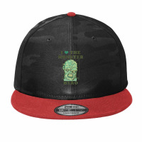 I Love The Green Monster Camo Snapback | Artistshot