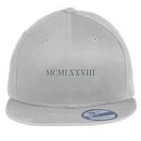 Roman Numeral 1983 Flat Bill Snapback Cap | Artistshot