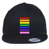 #breakingcodesilence,rainbow ,alliance ,breaking Code Silence Flat Bill Snapback Cap | Artistshot