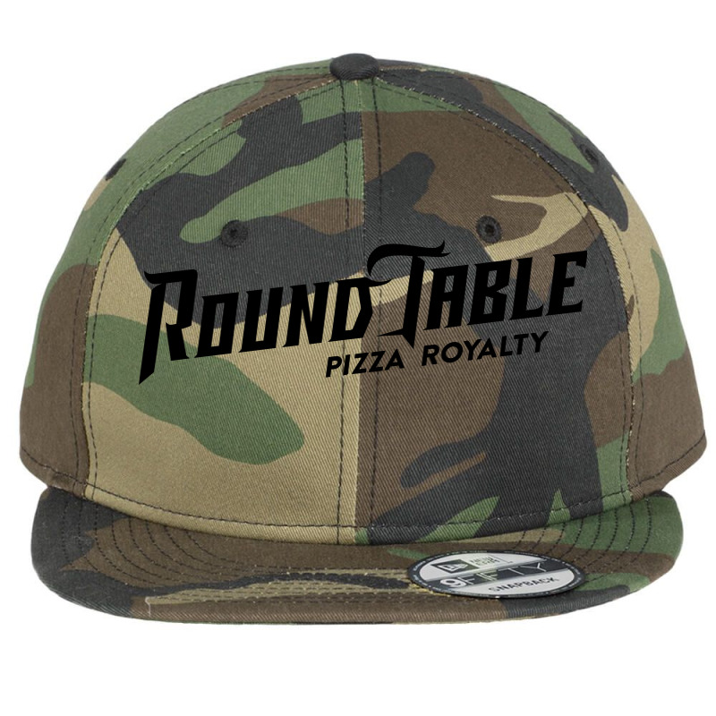 Resto, Round Table Pizza New Flat Bill Snapback Cap by Kahet | Artistshot