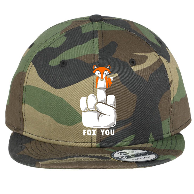 Fox You Flat Bill Snapback Cap by Farikha | Artistshot