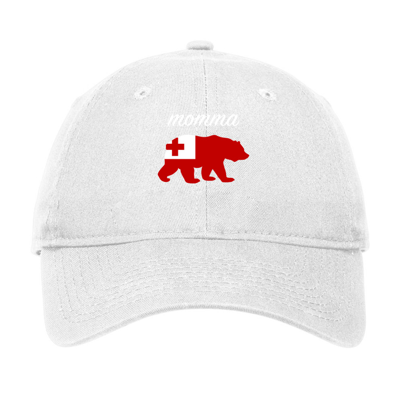 Momma Bear Tonga Flag Tongan Roots Pullover Hoodie Adjustable Cap by phuongvu | Artistshot