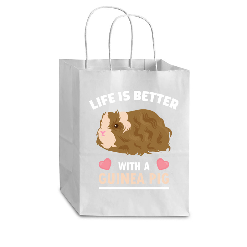 Life T Shirt Life Is Better With A Guinean Pig T Shirt Cub Paper Bag - 8 X 4 1/2 X 10 1/4 | Artistshot