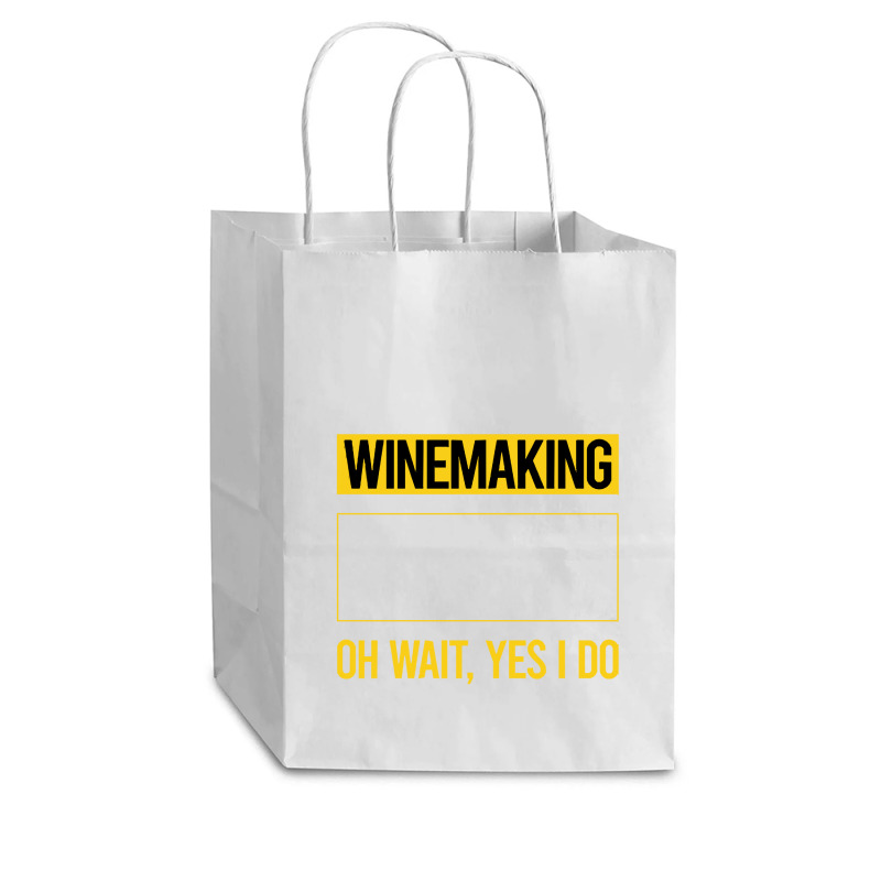 Winemaking T Shirtfunny Yes I Do Winemaking Winemaker T Shirt Cub Paper Bag - 8 X 4 1/2 X 10 1/4 | Artistshot