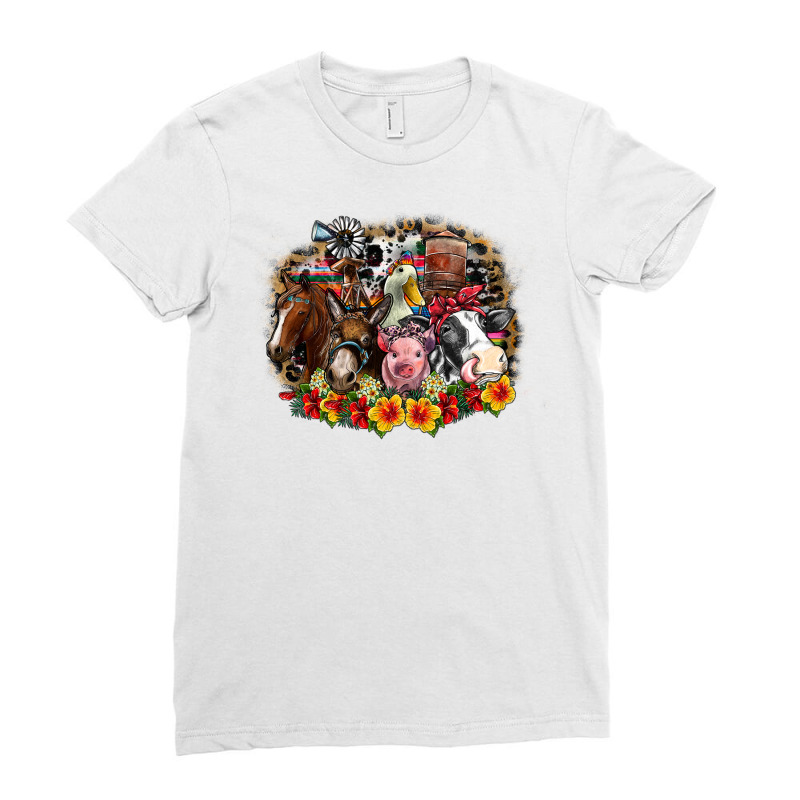 Animal Farm Ladies Fitted T-Shirt by SublimationCraftShop | Artistshot