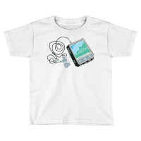 Colorful Illustration Of A Small Music Player Toddler T-shirt | Artistshot