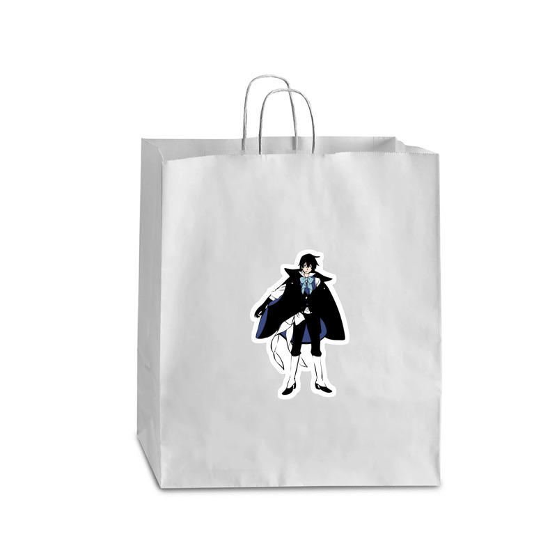 Elaina Wandering Witch The Journey Of Elaina Anime Fanart White 100926 Queen Paper Bag - 16 X 6 X 19 1/4 | Artistshot