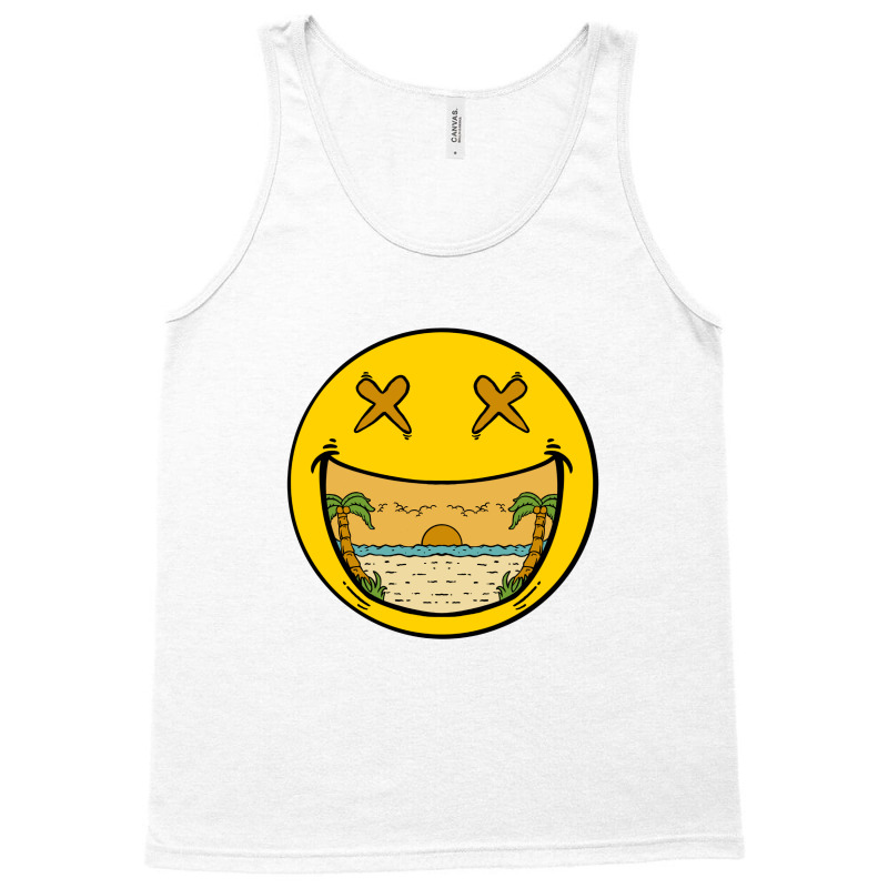 Fake Smile Tank Top by ngaulastd | Artistshot