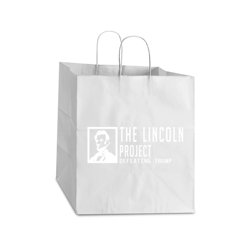 The Lincoln Project New Ver Take Out Paper Bag - 14 X 10 X 15 1/2 | Artistshot