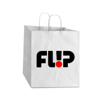 Flip Take Out Paper Bag - 14 X 10 X 15 1/2 | Artistshot