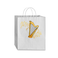 Harp Player Girls Harpist Women Men Music Harp T Shirt Traveler Paper Bag -13 X 6 X 15 3/4 | Artistshot