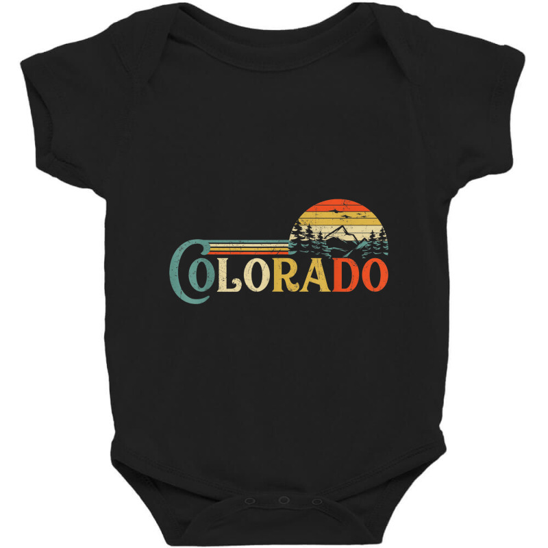 Colorado Rocky Mountain Sun Boulder Hiking Baby Bodysuit | Artistshot