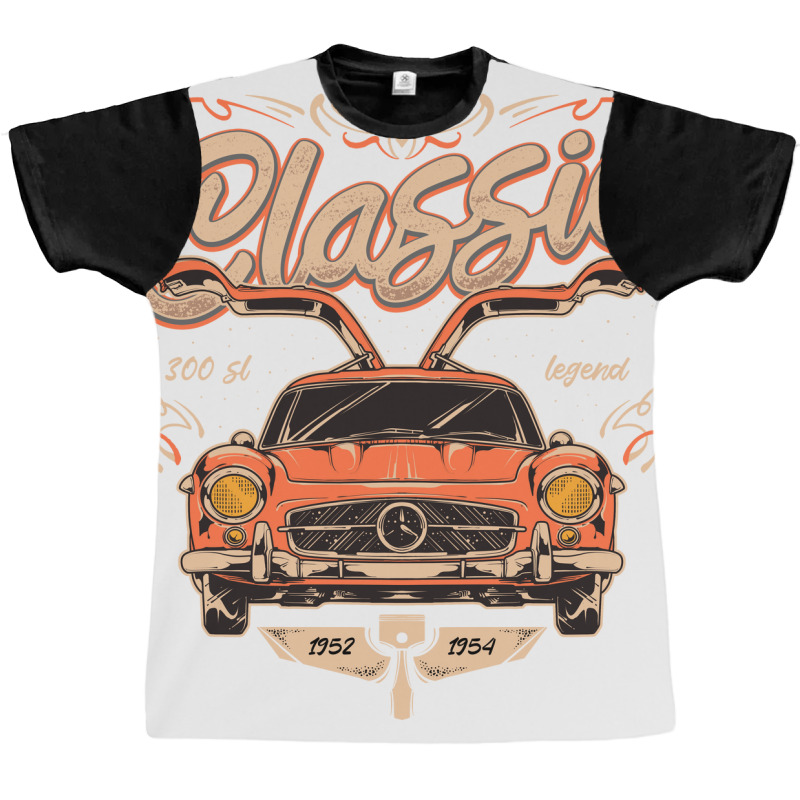 Classic Car Graphic T-shirt by metalcozmic | Artistshot