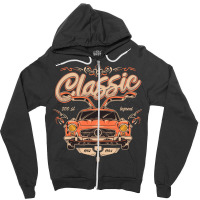 Classic Car Zipper Hoodie | Artistshot