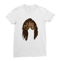 Afro Loc Woman Ladies Fitted T-shirt | Artistshot