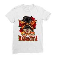 Latina Messy Bun Mamacita Ladies Fitted T-shirt | Artistshot