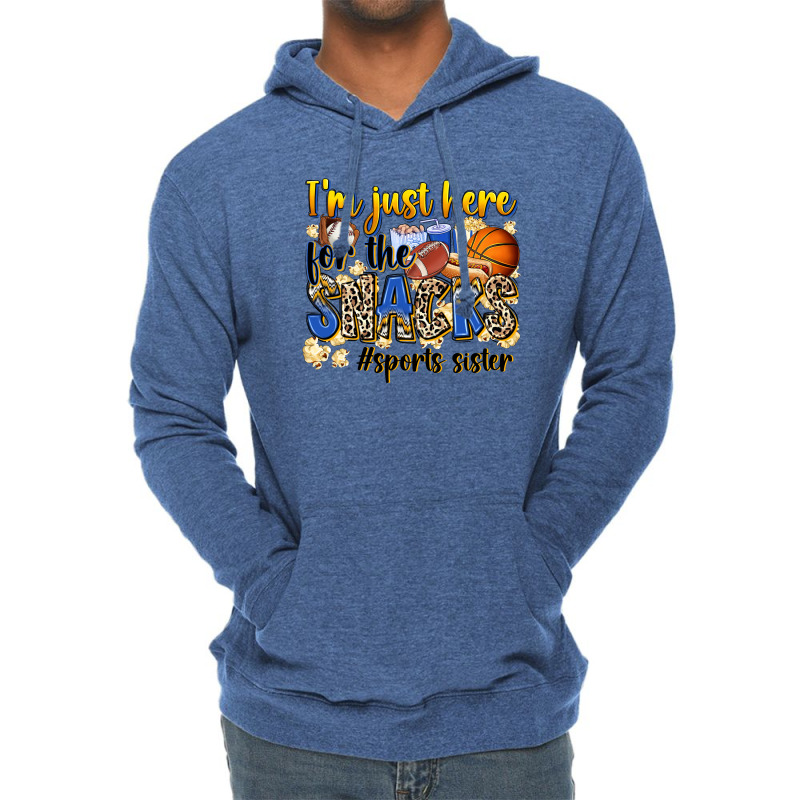 Im Just Here For The Snacks Sports Sister Lightweight Hoodie | Artistshot