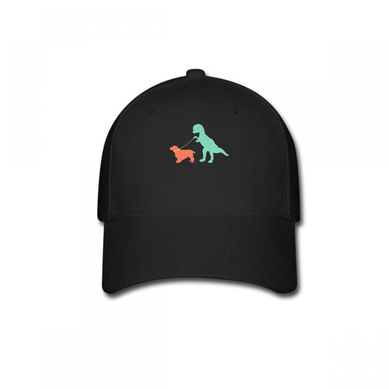 Cocker Spaniel T  Shirtfunny Cocker Spaniel Dinosaur Cute Cocker Spani Baseball Cap by slueilwitz869 | Artistshot