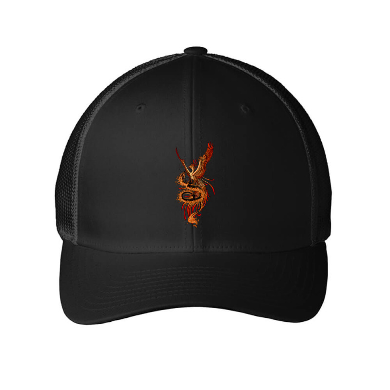 Phoenix Vs Dragon Mythological Mesh cap by turgongon | Artistshot