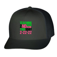 Teaching Grade On Twosday Trucker Cap | Artistshot