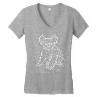 Koala T  Shirt Koala Zodiac Symbol Astrological Sign Horoscope T  Shir Women's V-neck T-shirt | Artistshot